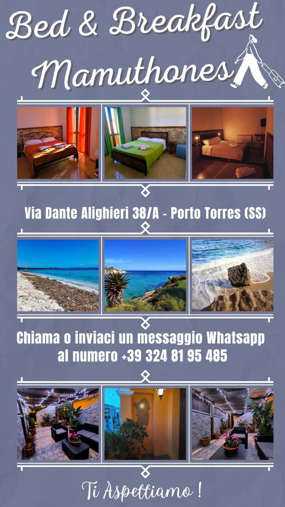B&B Mamuthones Porto Torres Buitenkant foto